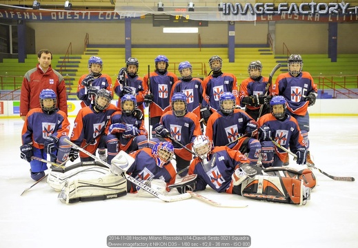 2014-11-08 Hockey Milano Rossoblu U14-Diavoli Sesto (8-4)